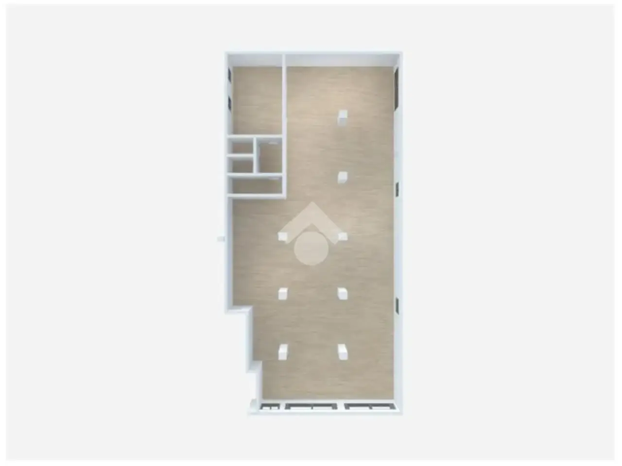 Magazzino in Via XXV Aprile 1, Peschiera Del Garda, {3} - Planimetria 1