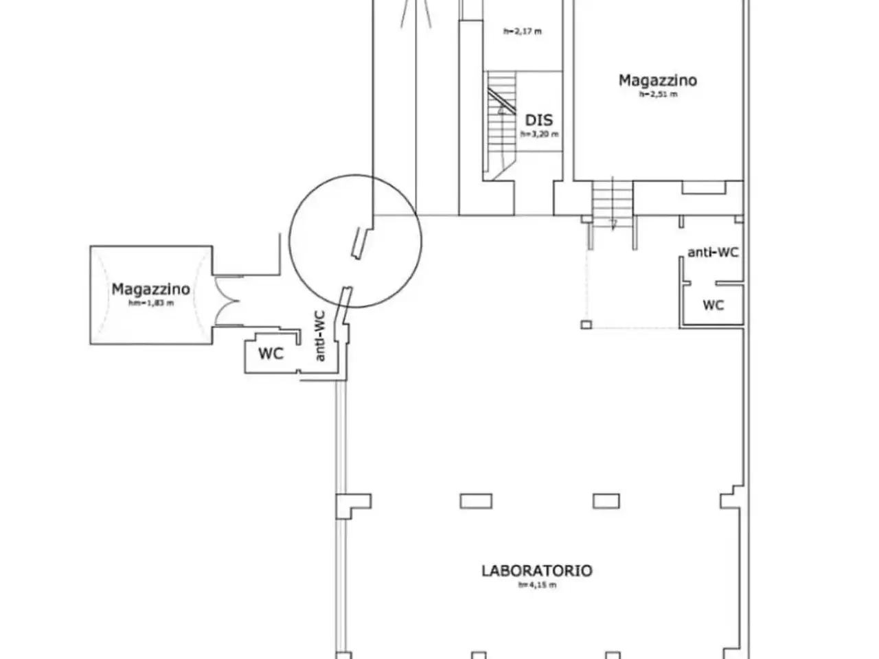 Negozio in Via Giacomo Bove 69, Roma, {3} - Planimetria 1