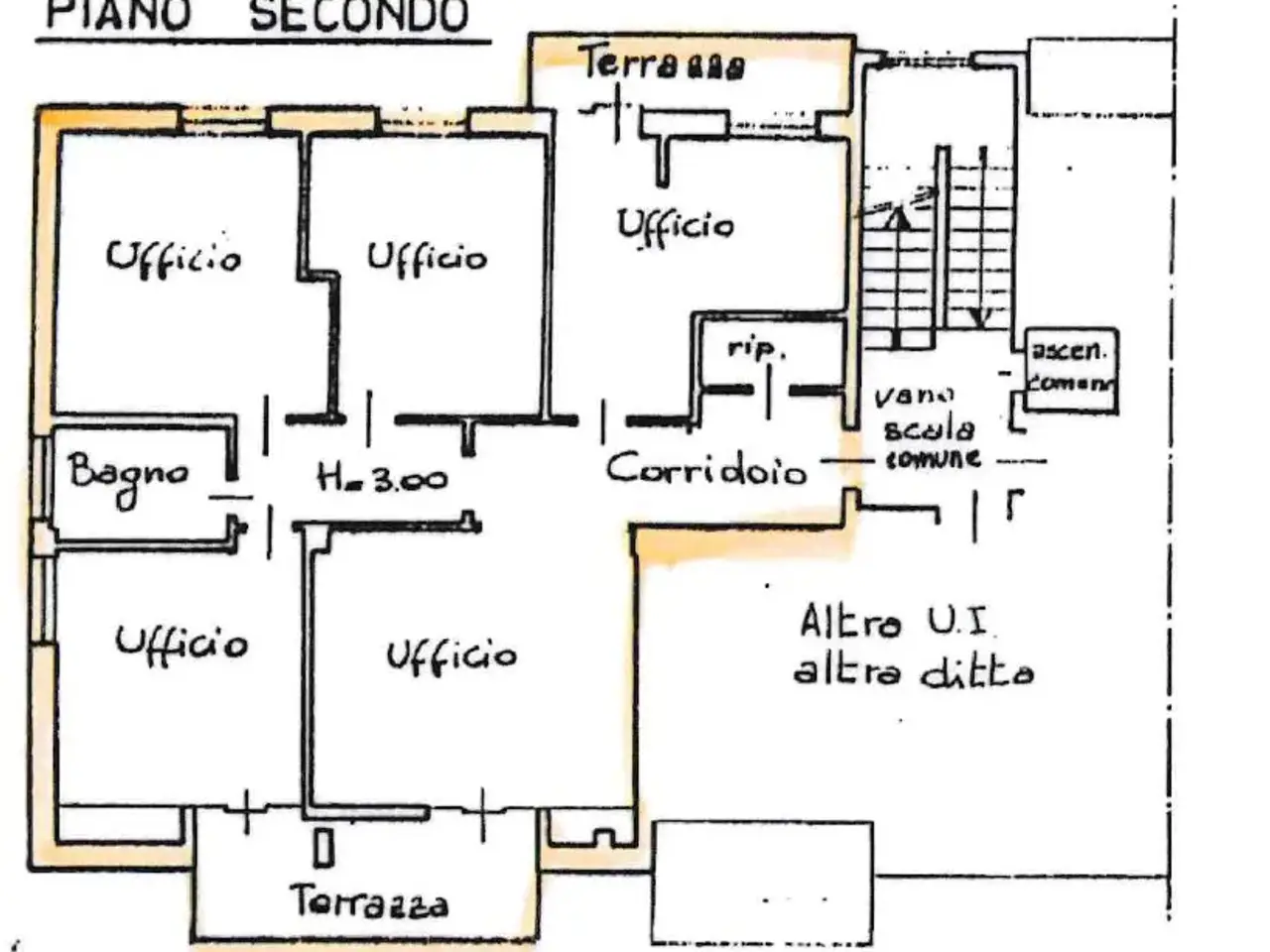 Ufficio in Via Verci, Bassano Del Grappa, {3} - Planimetria 1