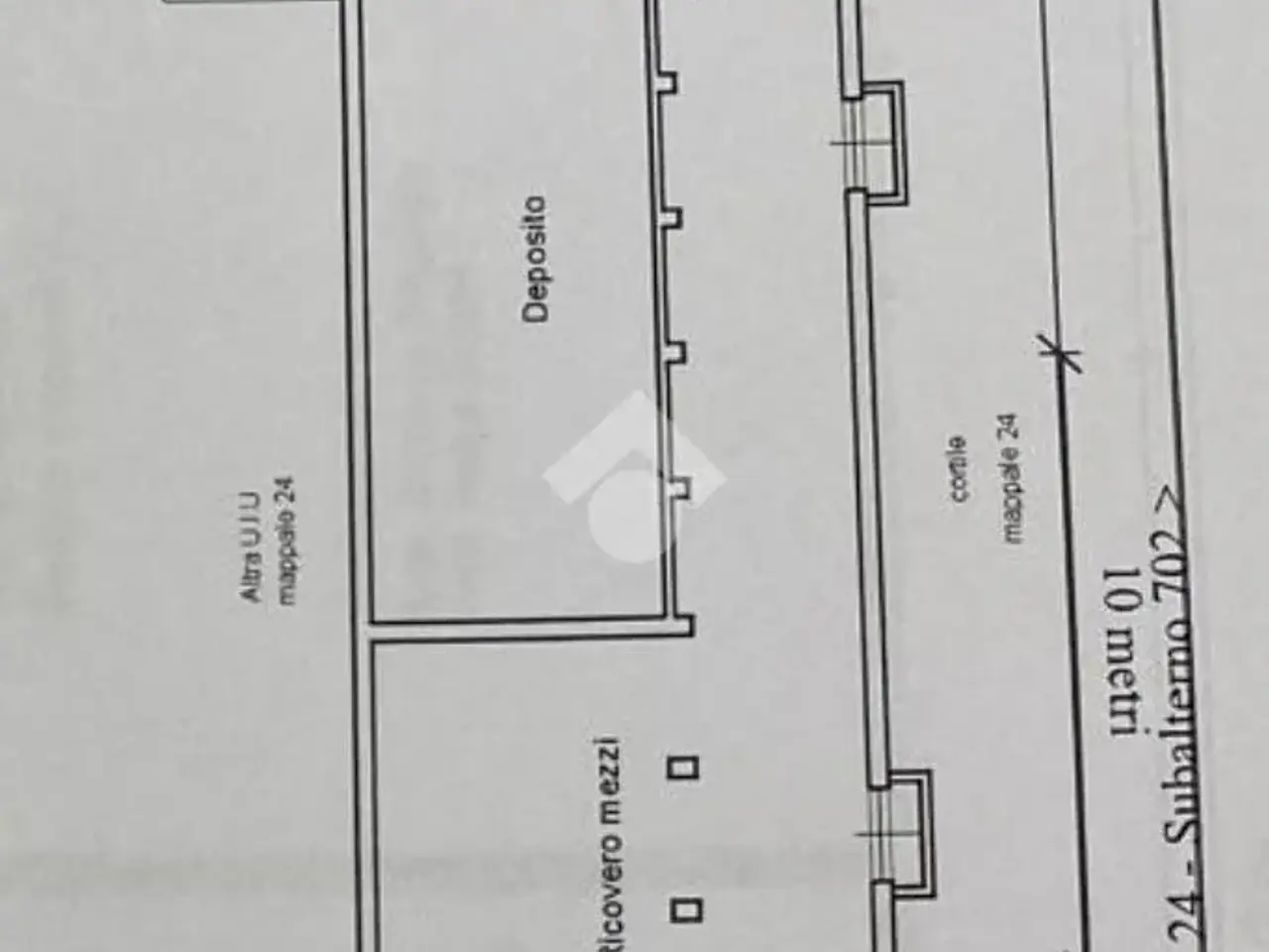 Magazzino in Via Santa Maria 8, Parabiago, {3} - Planimetria 1