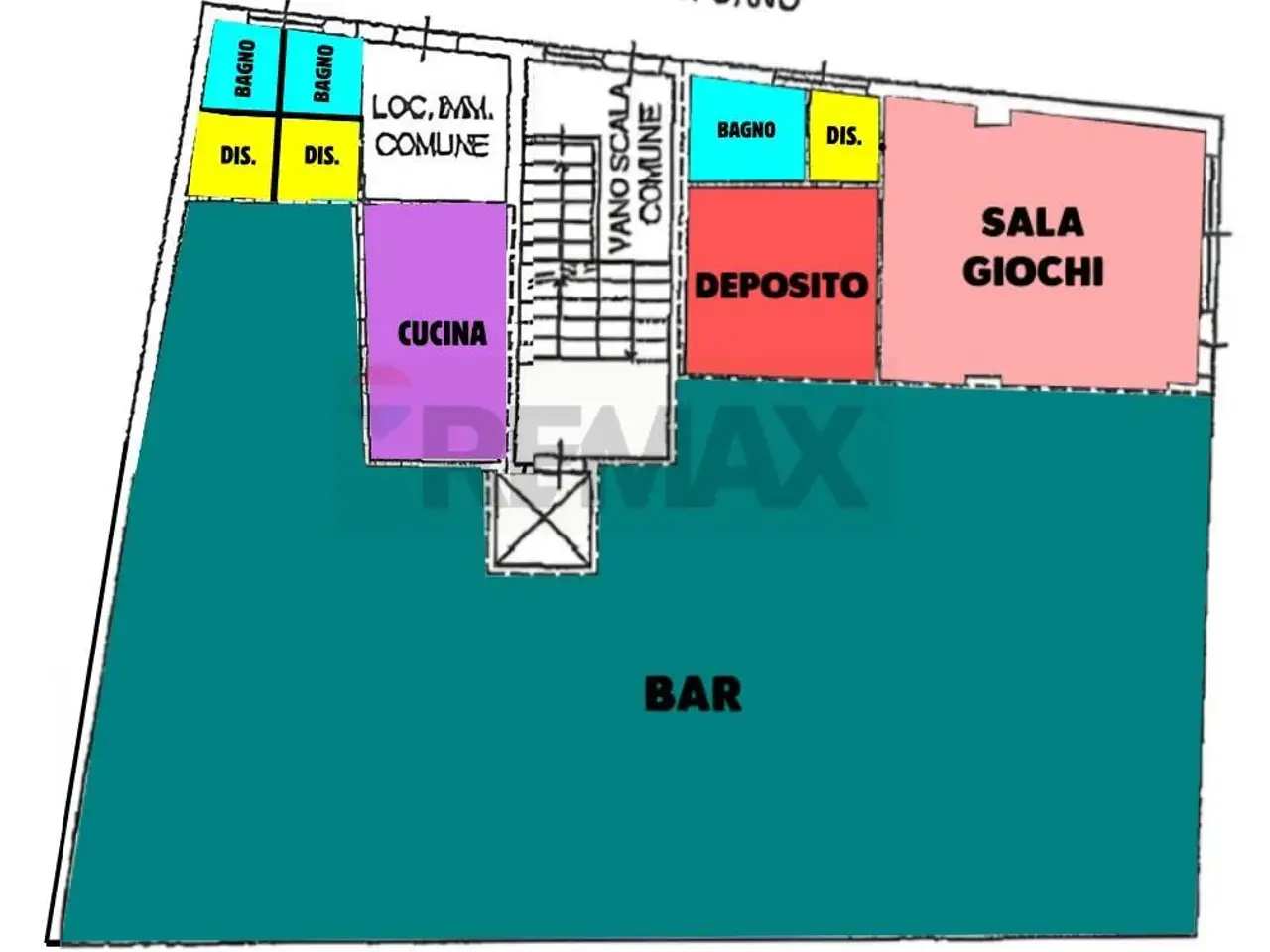 Bar in Via Forno 16, Samarate, {3} - Planimetria 1