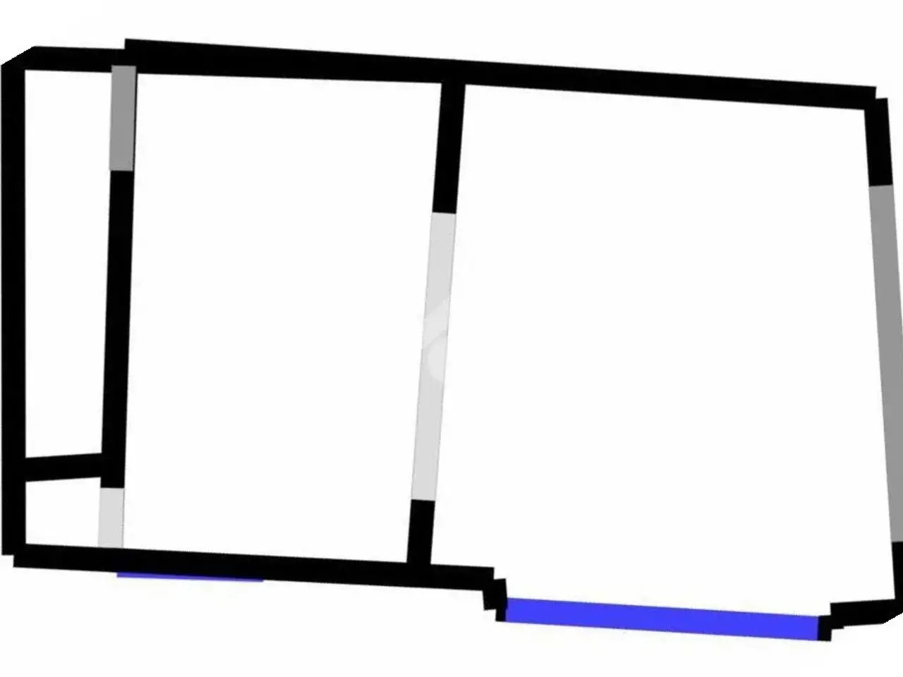 Negozio in Via Cairoli 37, Frascati, {3} - Planimetria 1