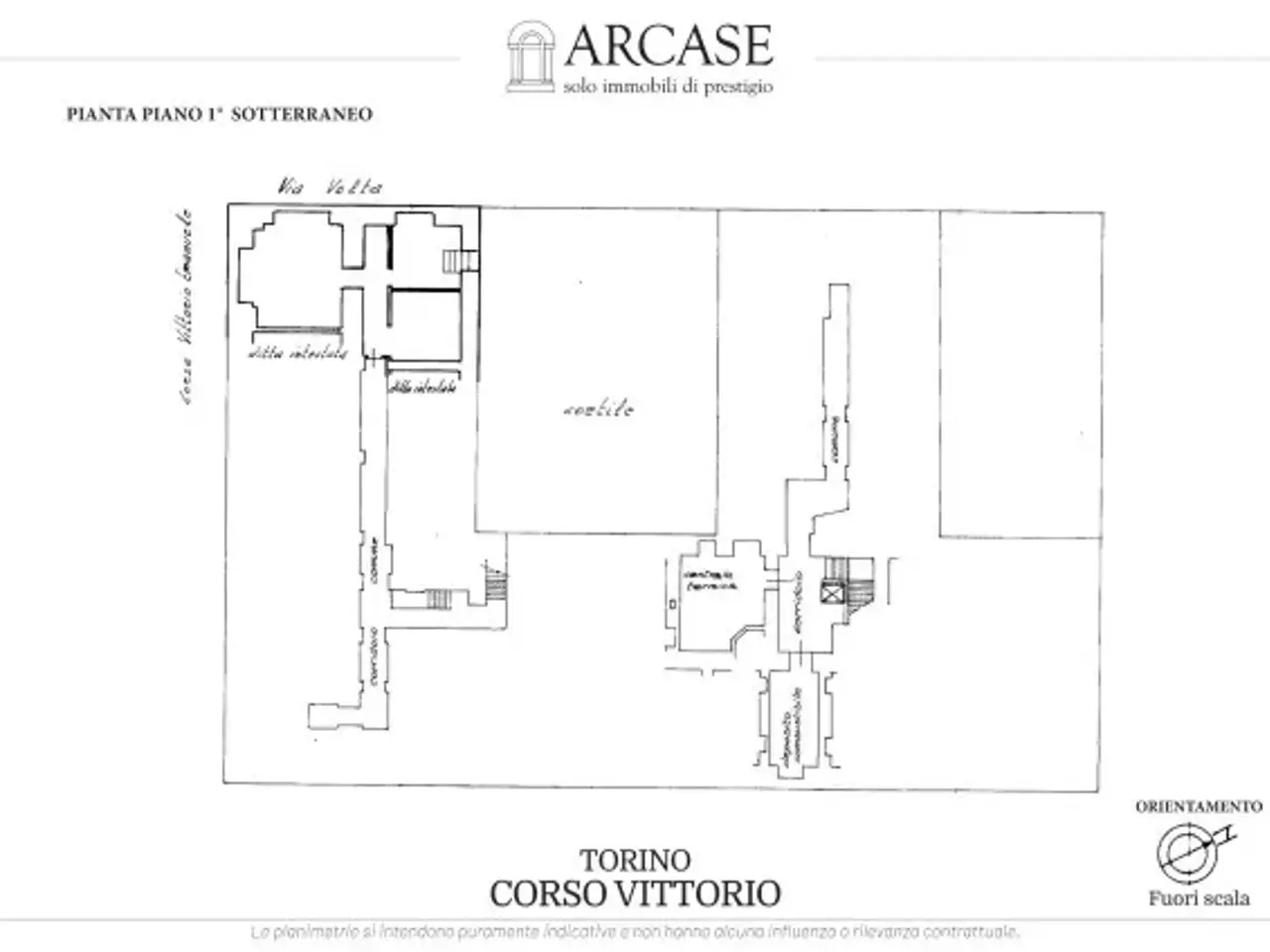 Negozio in Corso Vittorio Emanuele II 60, Torino, {3} - Planimetria 1