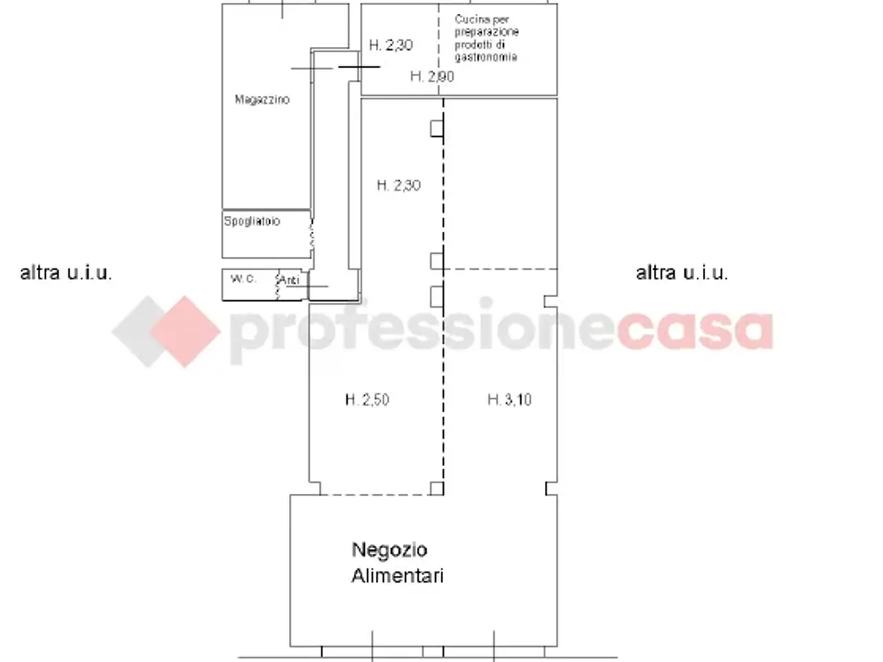 Negozio in Via Roma, Pontedera, {3} - Planimetria 1
