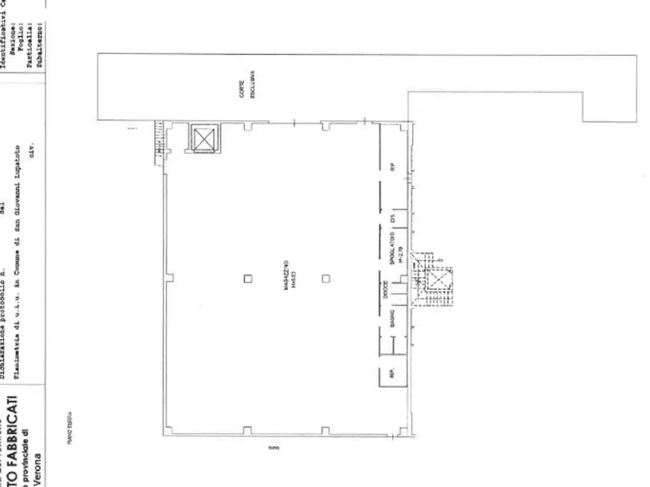 Capannone in , San Giovanni Lupatoto, {3} - Planimetria 1
