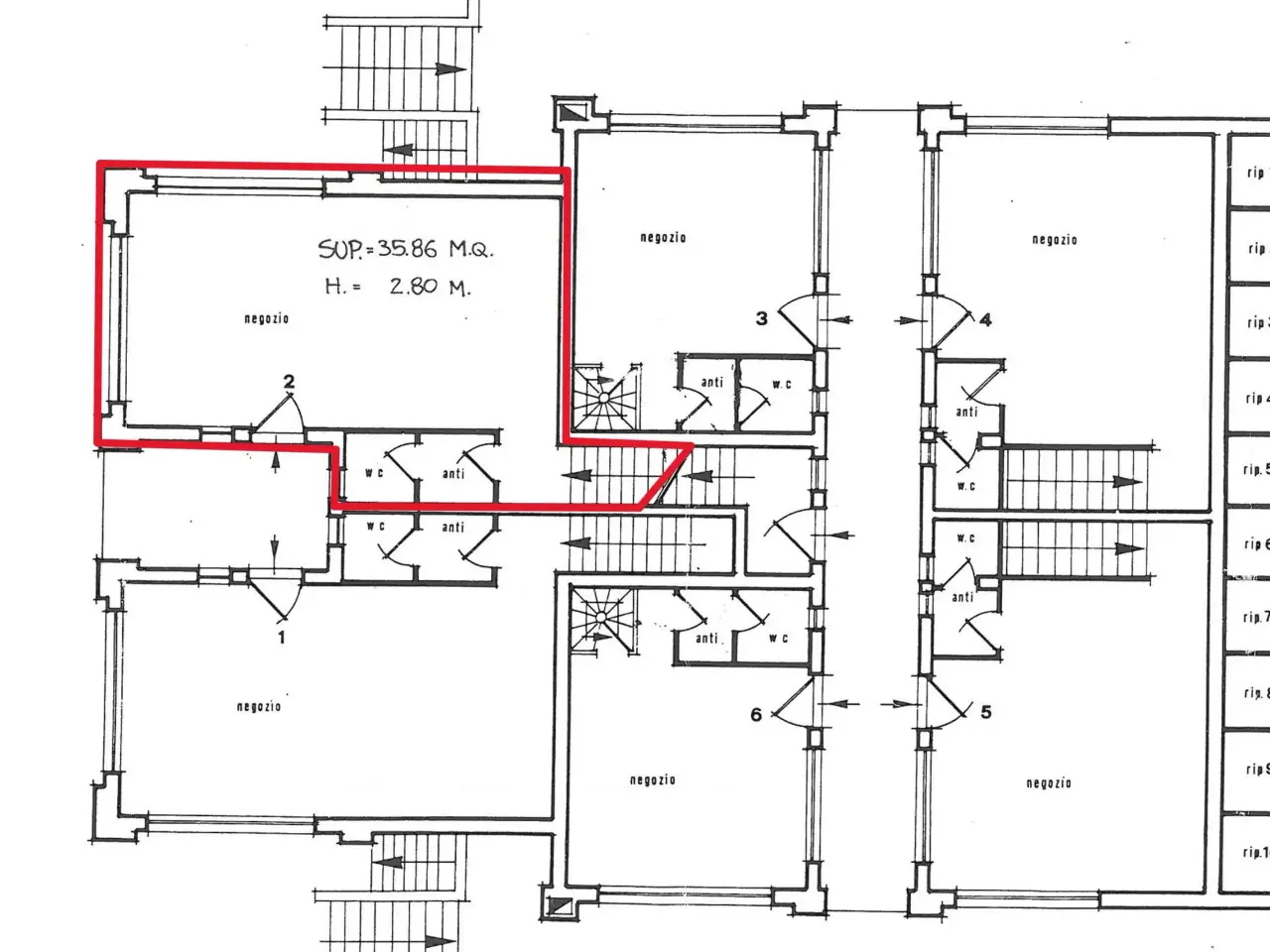 Negozio in Via Roma, Auronzo Di Cadore, {3} - Planimetria 1