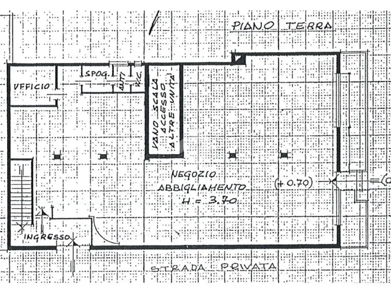 Negozio in V. Forte Marghera 231, Venezia, {3} - Planimetria 1