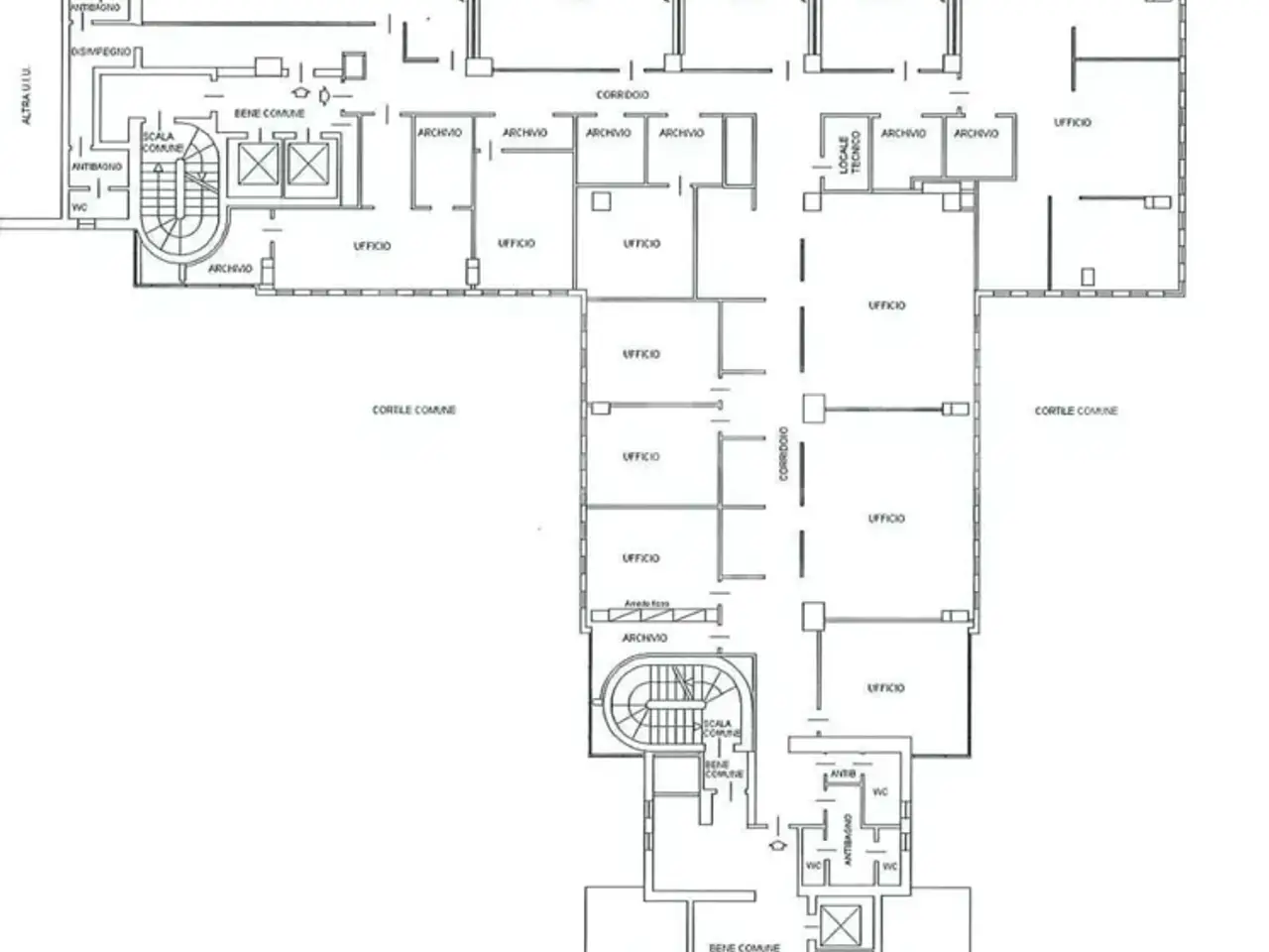 Ufficio in Via Cassanese 224, Segrate, {3} - Planimetria 1