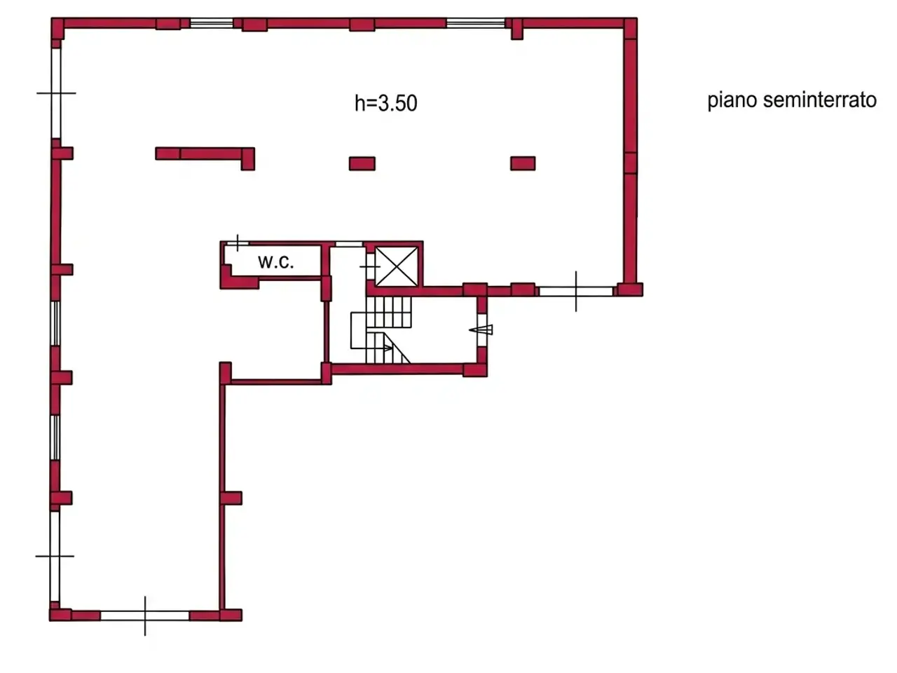 Magazzino in Via Consolare Valeria 438/G, Messina, {3} - Planimetria 1
