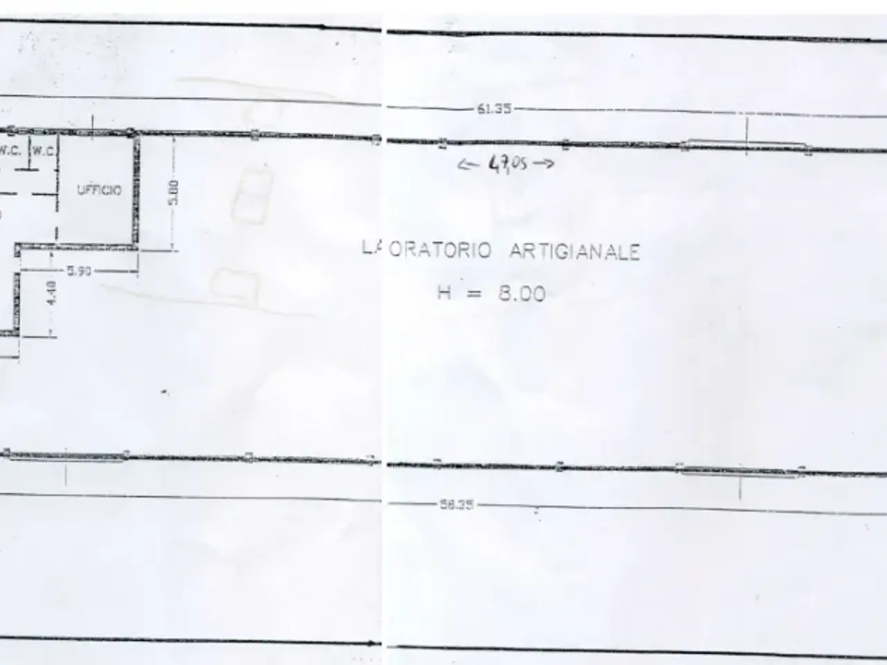 Magazzino in Via Zaccarini, 6, Rottofreno, {3} - Planimetria 1