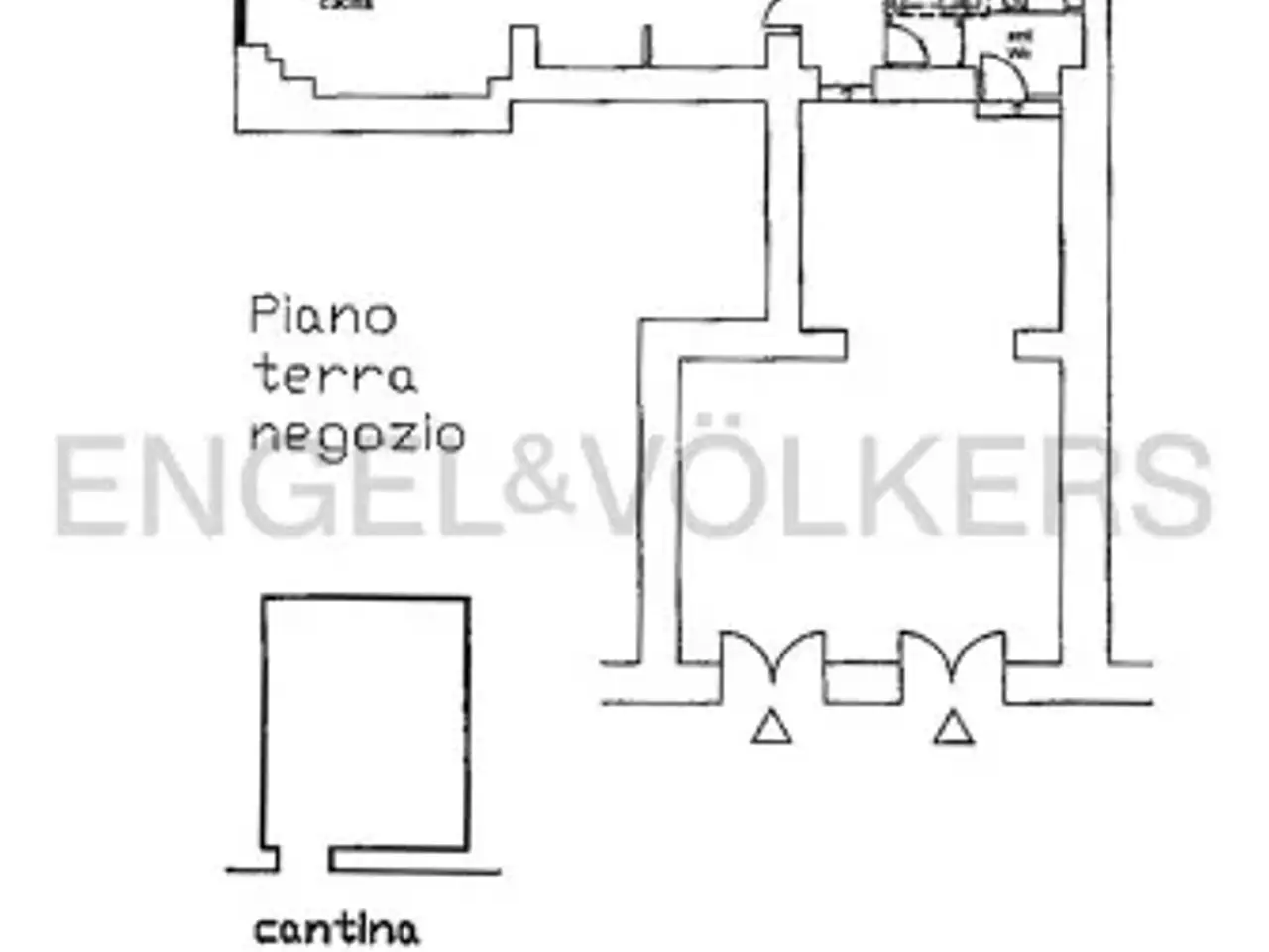 Negozio in Via Ugo Foscolo, Roma, {3} - Planimetria 1