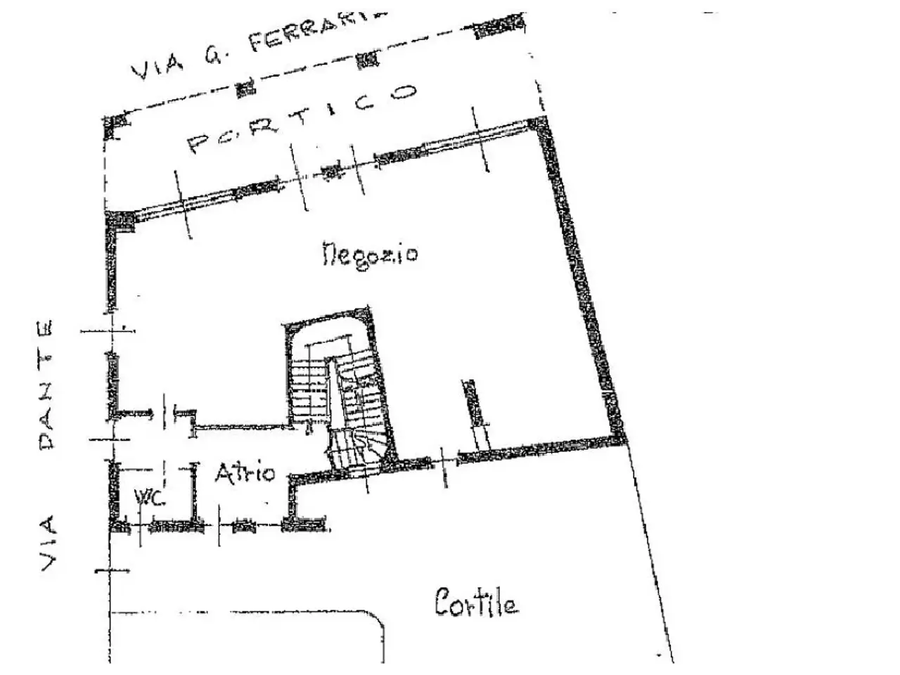 Negozio in Via Galileo Ferraris 2, Livorno Ferraris, {3} - Planimetria 1