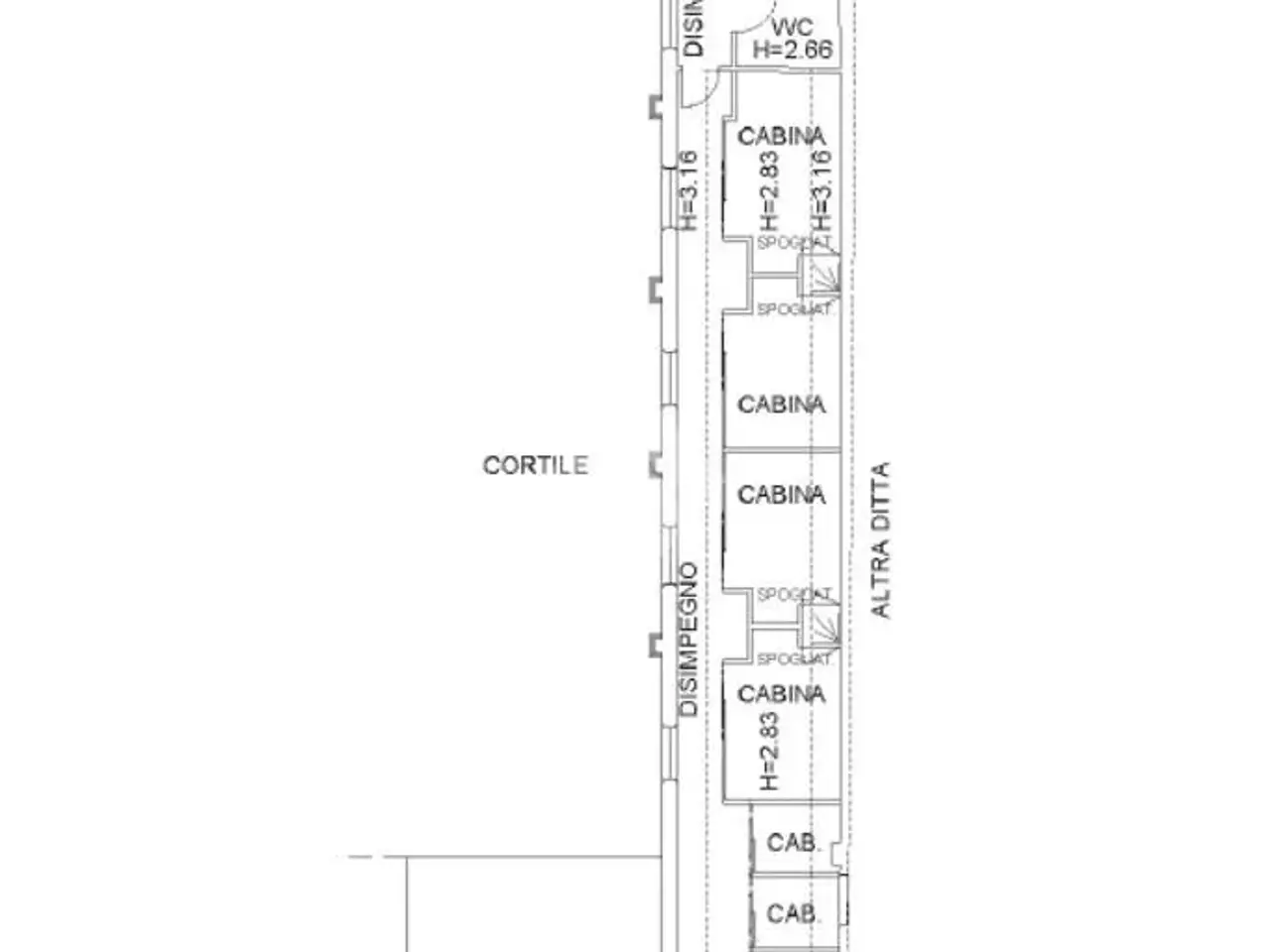 Negozio in Via Garibaldi 15, Codogno, {3} - Planimetria 1