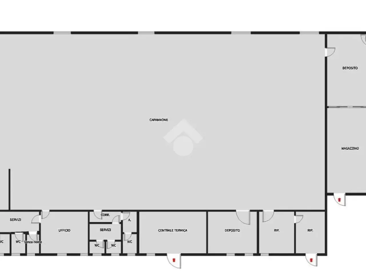 Capannone in Via E. Fermi 9, Selvazzano Dentro, {3} - Planimetria 1