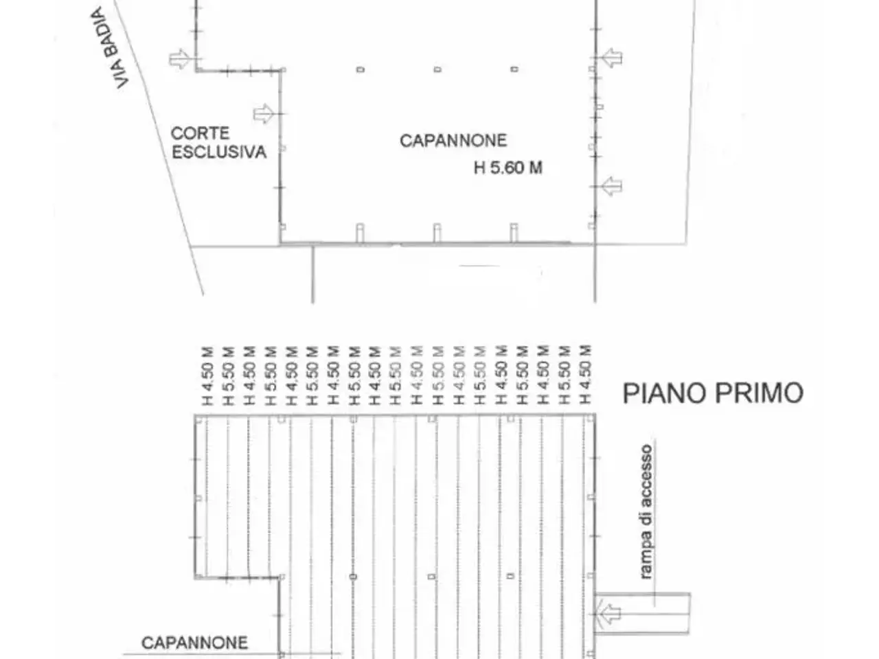 Capannone in Via Industriale 9, Cellatica, {3} - Planimetria 1