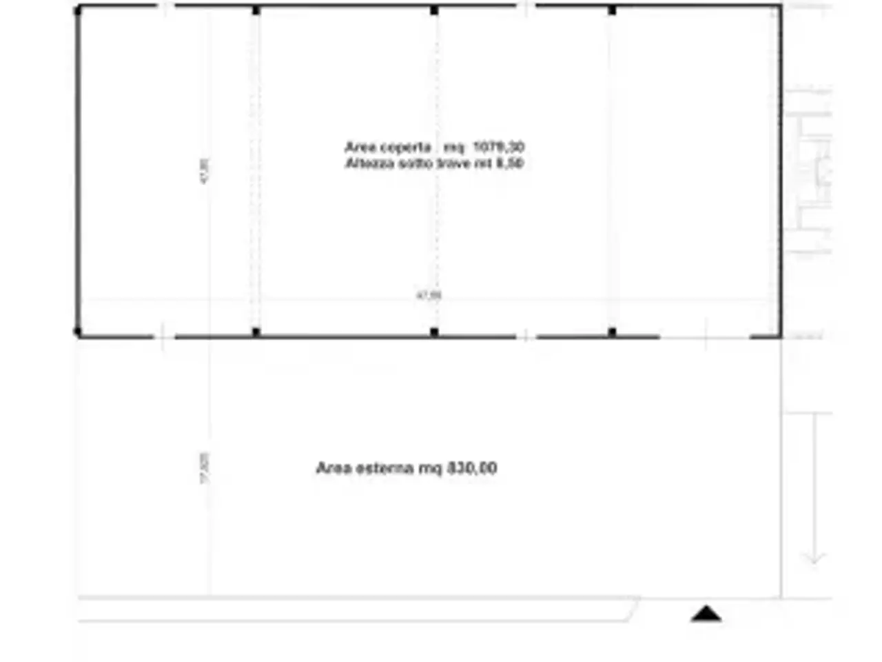 Capannone in Strada Consortile, Teverola, {3} - Planimetria 1