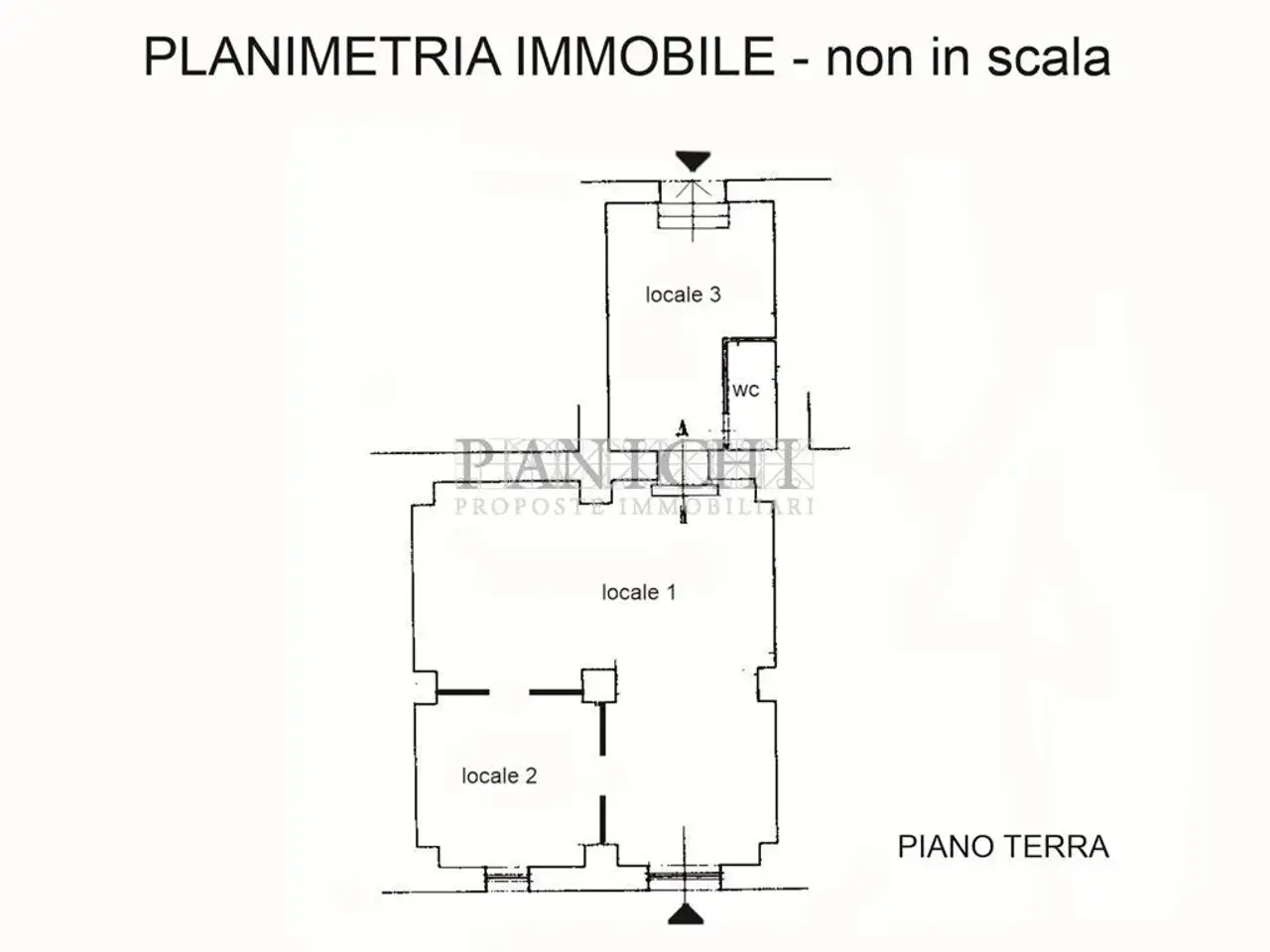 Locale commerciale in , Asciano, {3} - Planimetria 1