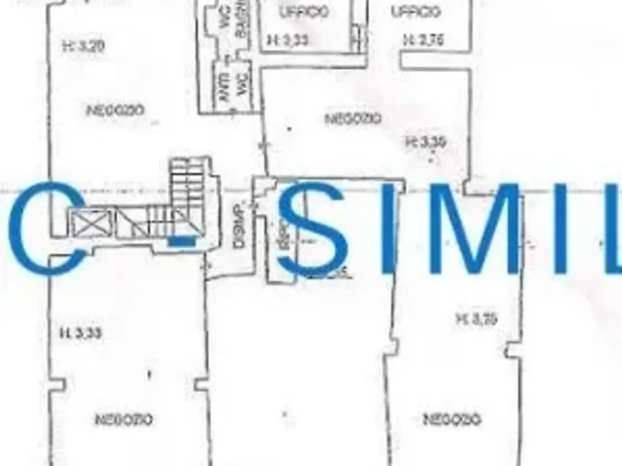 Bar in Via Fiume 5, Firenze, {3} - Planimetria 1