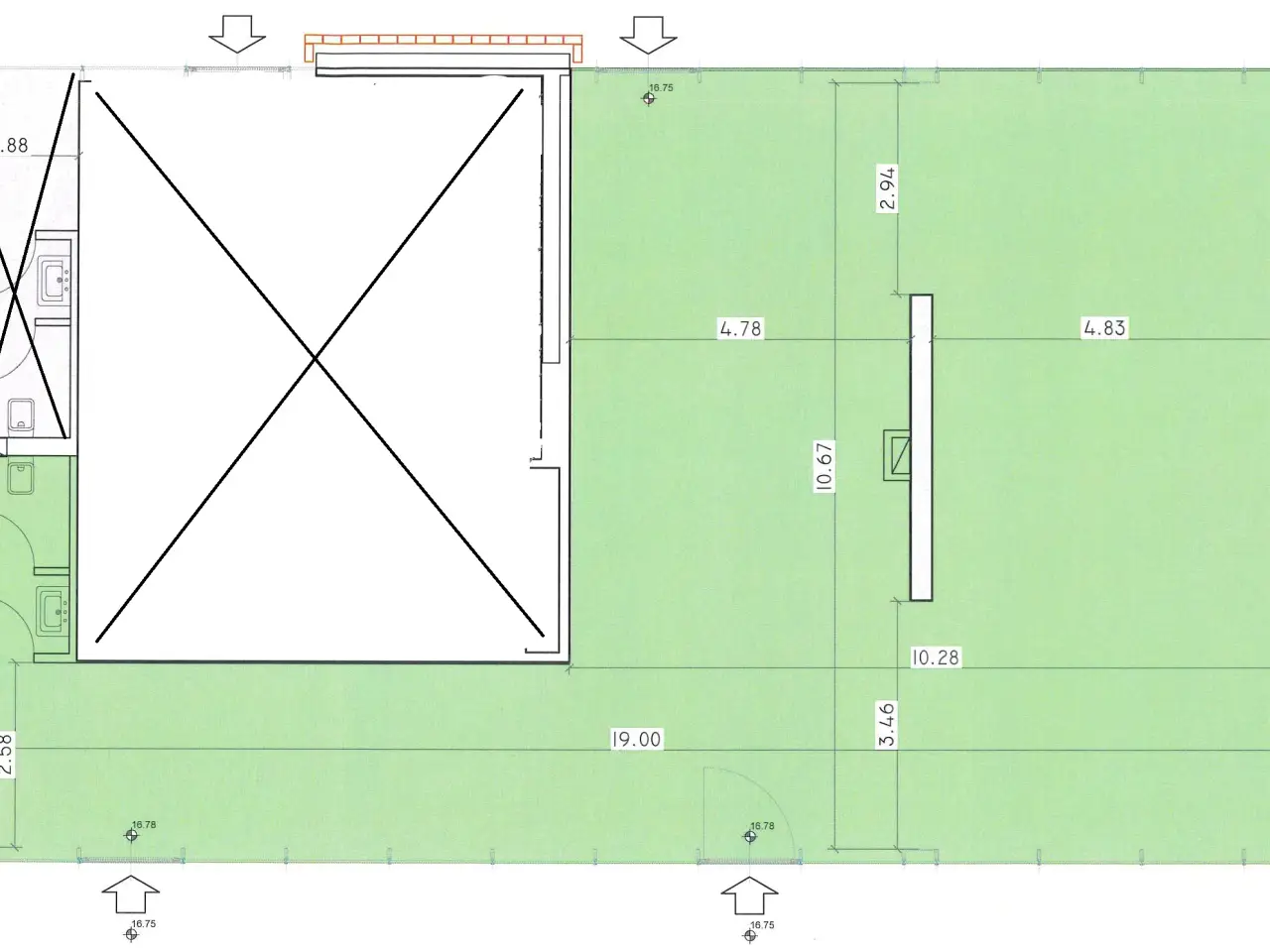 Palazzina commerciale in , Sarzana, {3} - Planimetria 1