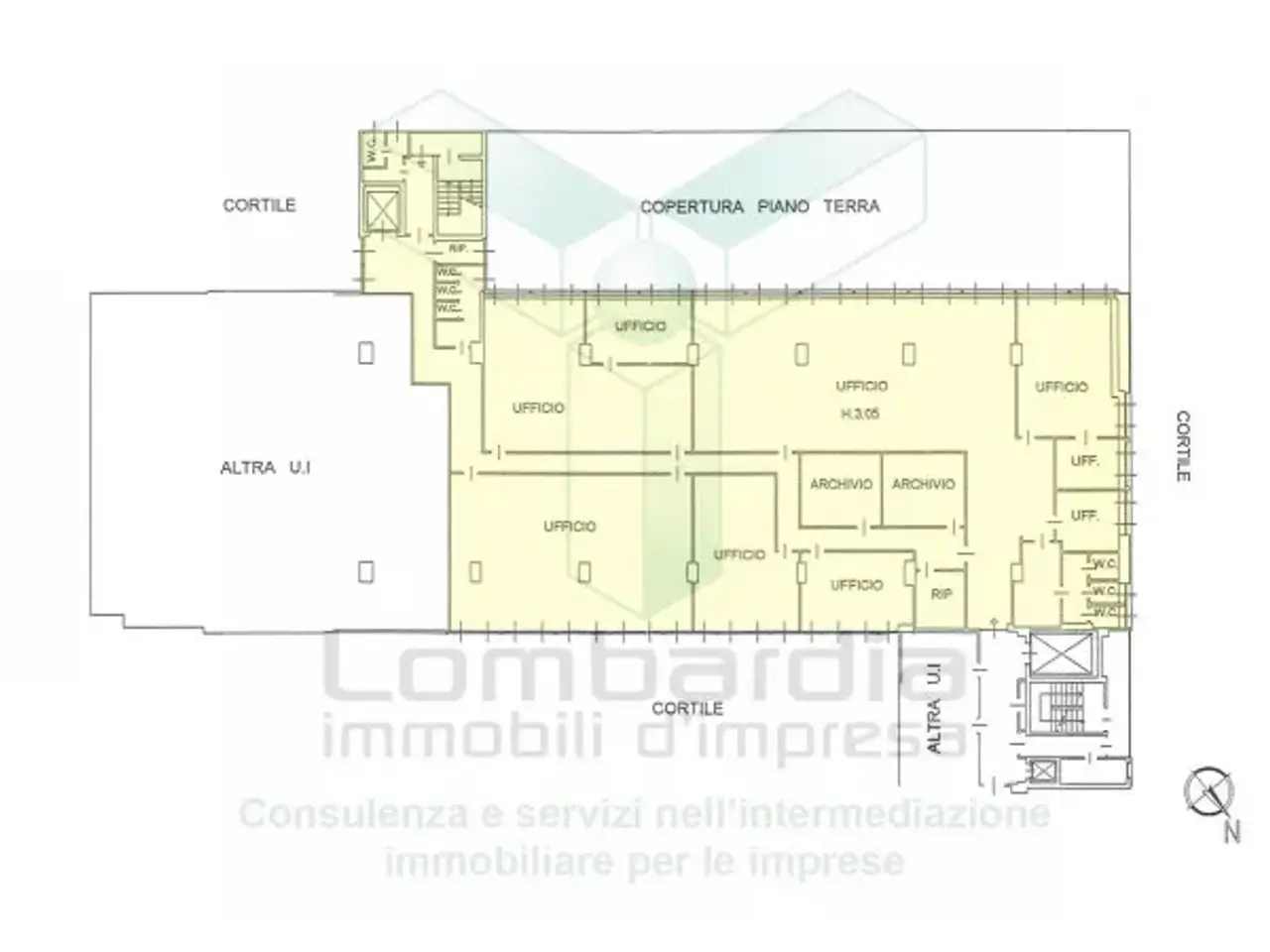 Ufficio in Via Mecenate, Milano, {3} - Planimetria 1